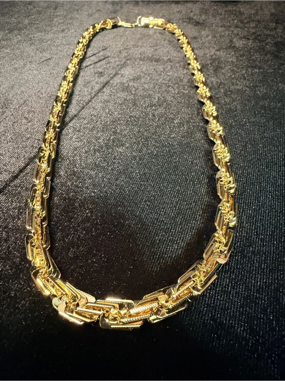 Milano Italy 14K Stamped Gold filled 24in 8MM Necklace Brand New Big Boy Piece